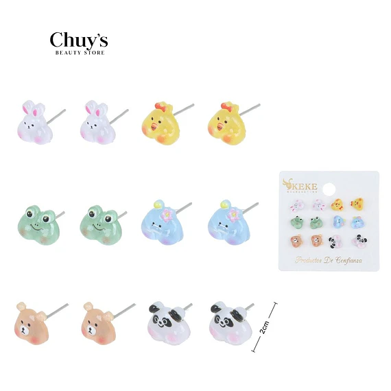 Pendientes Animales Divertidos