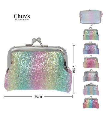 Monedero Brillante Multicolor - Chuys Beautys | Chuy's Beautys Store