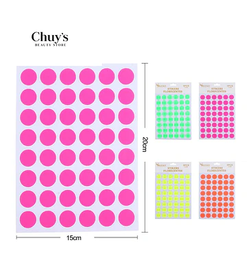 Etiquetas Fluorescentes - Chuys Beautys | Chuy's Beautys Store
