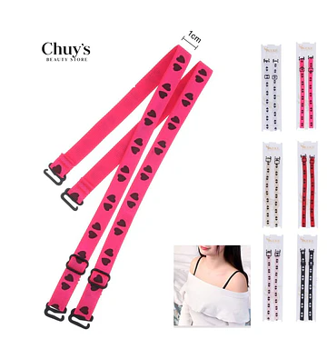 Tirantes Con Estampado de Corazones - Chuys Beautys | Chuy's Beautys Store