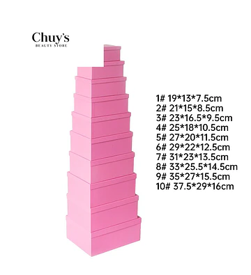 Set de Cajas de Almacenamiento Rosa - Chuys Beautys | Chuy's Beautys Store