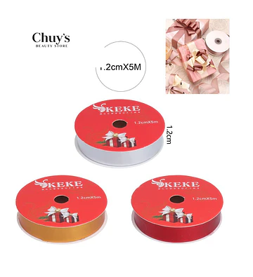 Cinta Decorativa 1.2cm x 5m - Chuys Beautys | Chuy's Beautys Store