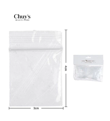 Bolsa Plástica Transparente con Cierre - Chuys Beautys | Chuy's Beautys Store