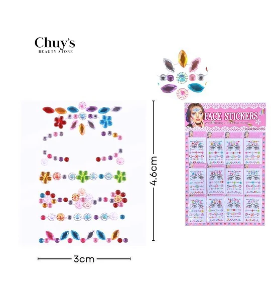 Stickers Faciales Decorativos