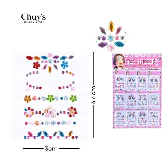 Stickers Faciales Decorativos