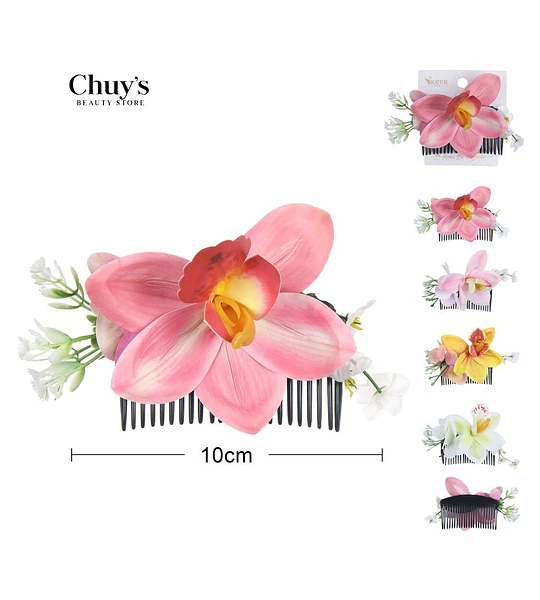 Peine Decorativo con Flor