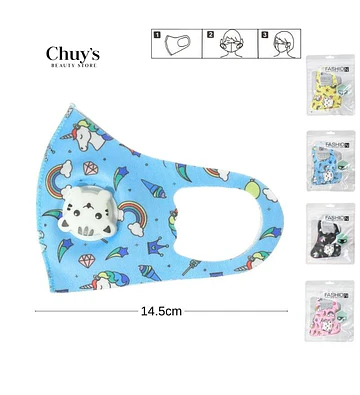 Mascarilla Facial Infantil Estampada - Chuys Beautys | Chuy's Beautys Store