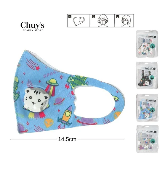 Mascarilla Infantil Espacial