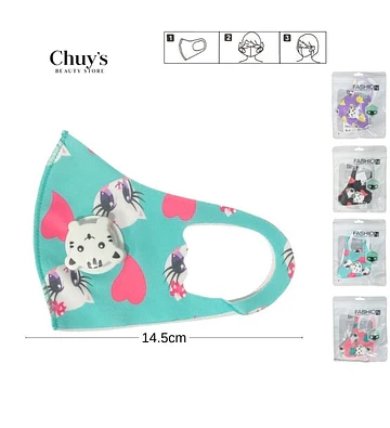 Mascarilla Facial de Tela con Diseño Divertido - Chuys Beautys | Chuy's Beautys Store