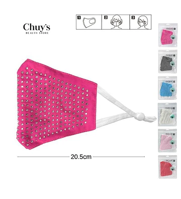 Mascarilla Decorativa Con Strass - Chuys Beautys | Chuy's Beautys Store