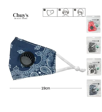 Mascarilla Reutilizable con Válvula - Chuys Beautys | Chuy's Beautys Store