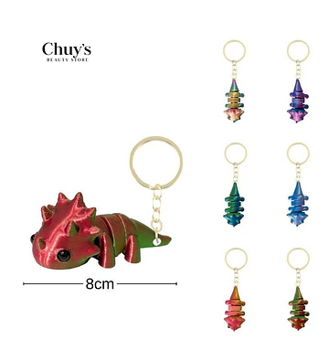 Llavero Axolote Colorido - Chuys Beautys | Chuy's Beautys Store