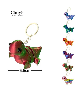 Llavero Dino Colorido - Chuys Beautys | Chuy's Beautys Store