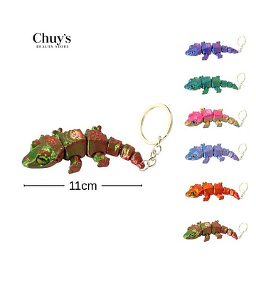 Llavero Lagarto Colorido - Chuys Beautys | Chuy's Beautys Store