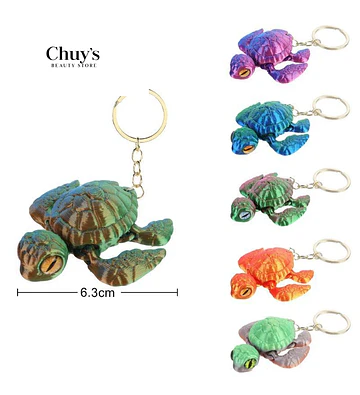 Llavero Tortuga Colorido - Chuys Beautys | Chuy's Beautys Store