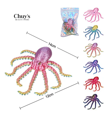 Pulpo Decorativo Multicolor - Chuys Beautys | Chuy's Beautys Store