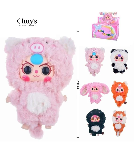 Muñeca De Peluche Con Disfraz De Animal