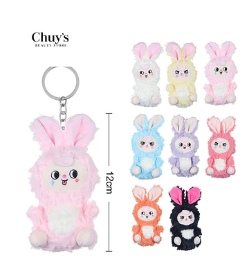 Llavero Conejito Peludo - Chuys Beautys | Chuy's Beautys Store