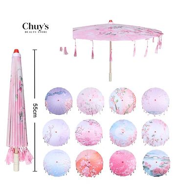 Sombrilla Decorativa Rosa - Chuys Beautys | Chuy's Beautys Store