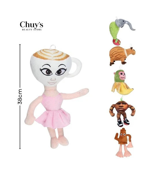 Muñeca De Peluche Café Con Bailarina