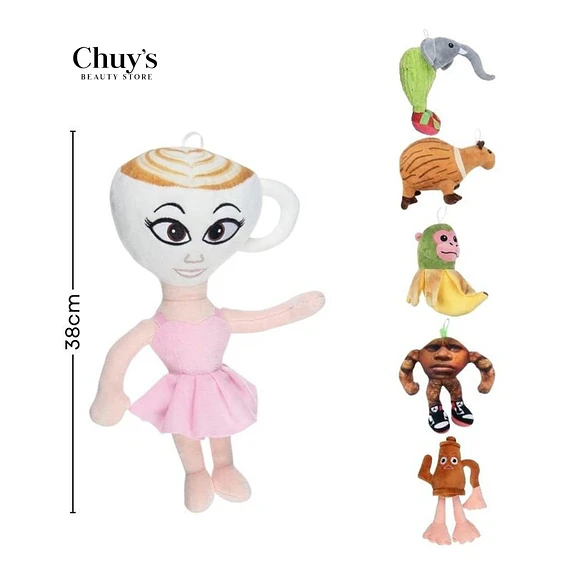 Muñeca De Peluche Café Con Bailarina