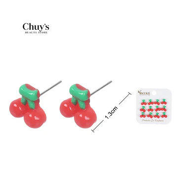 Pendientes de Cereza - Chuys Beautys | Chuy's Beautys Store