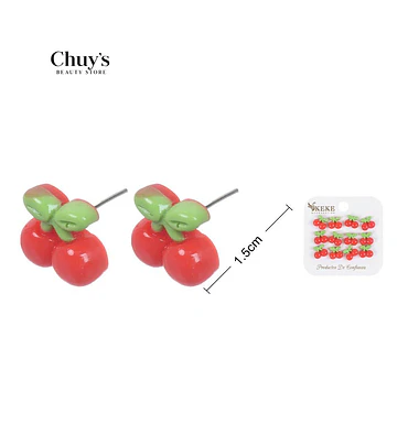 Pendientes de Cereza - Chuys Beautys | Chuy's Beautys Store