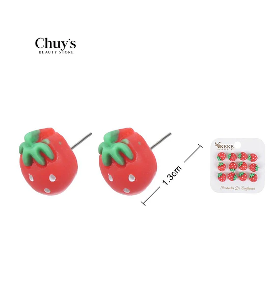 Pendientes De Fresa