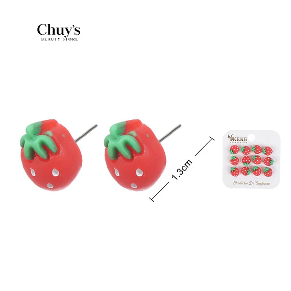 Pendientes De Fresa