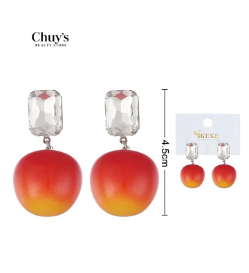 Pendientes De Color Manzana - Chuys Beautys | Chuy's Beautys Store