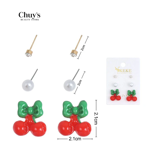 Pendientes de Cereza