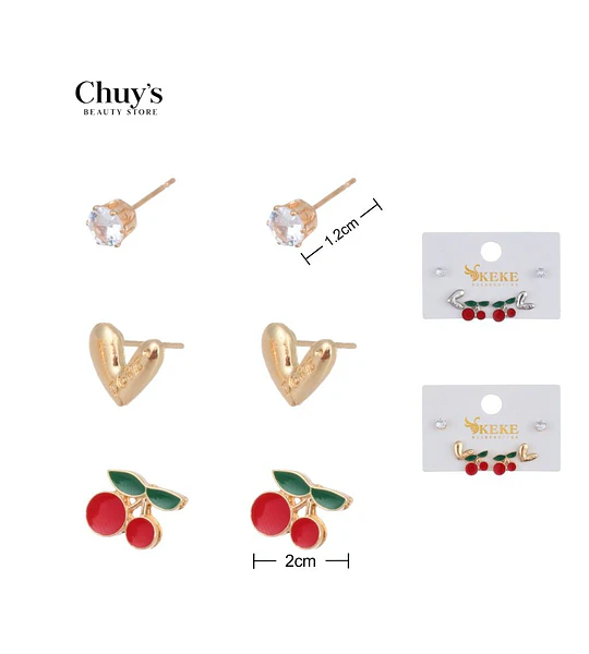 Set De Aretes Variados