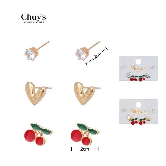 Set De Aretes Variados
