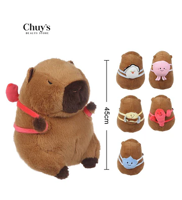 Peluche Kawaii Capibara 45cm - Chuys Beautys | Chuy's Beautys Store