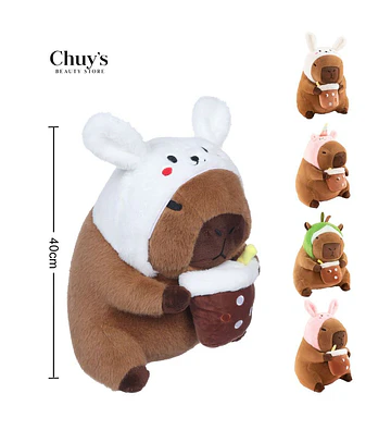 Peluche Capibara Con Sombrero - Chuys Beautys | Chuy's Beautys Store