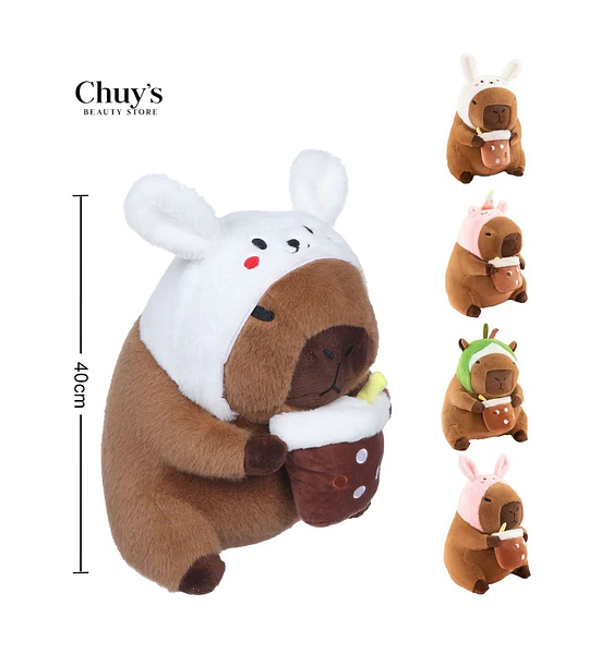 Peluche Capibara Con Sombrero