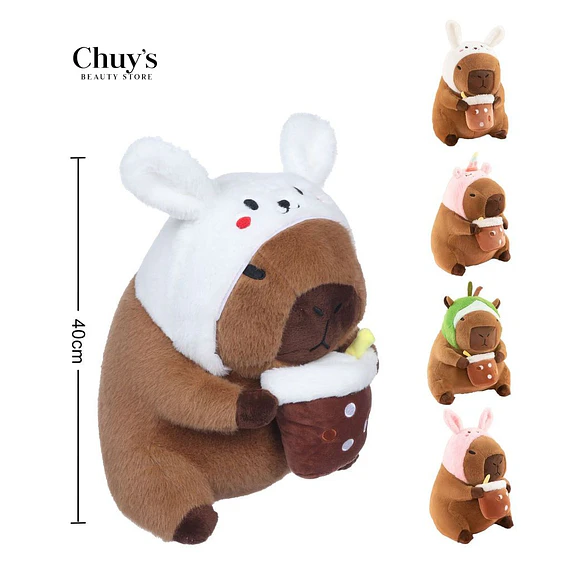 Peluche Capibara Con Sombrero