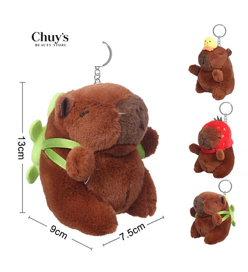 Llavero Plush Capibara - Chuys Beautys | Chuy's Beautys Store