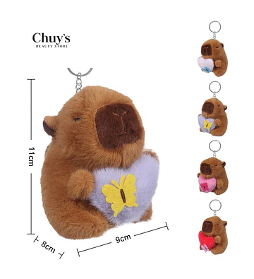 Llavero de Peluche de Capibara - Chuys Beautys | Chuy's Beautys Store