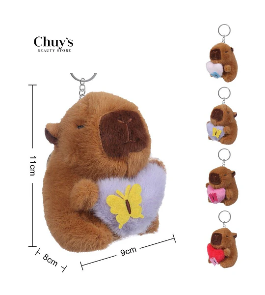 Llavero de Peluche de Capibara
