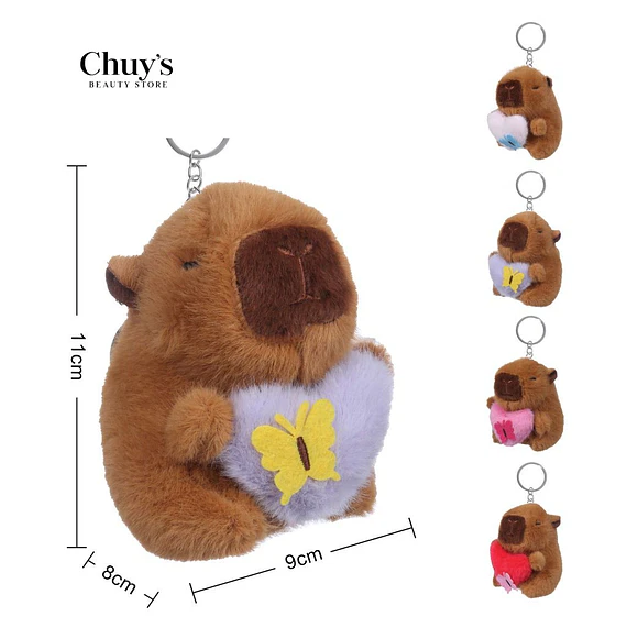 Llavero de Peluche de Capibara