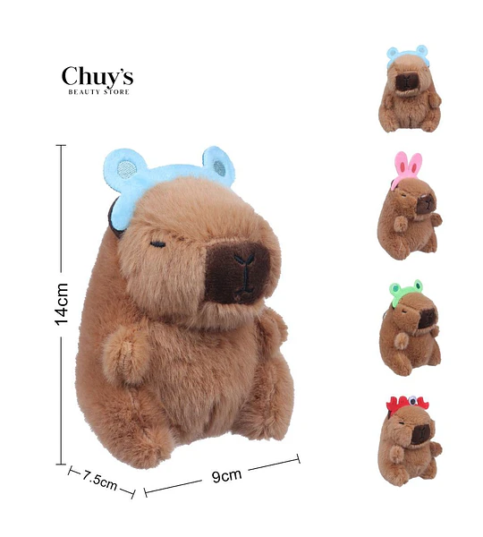 Peluche Capibara con Sombrero