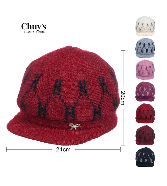 Gorro De Lana Con Visera