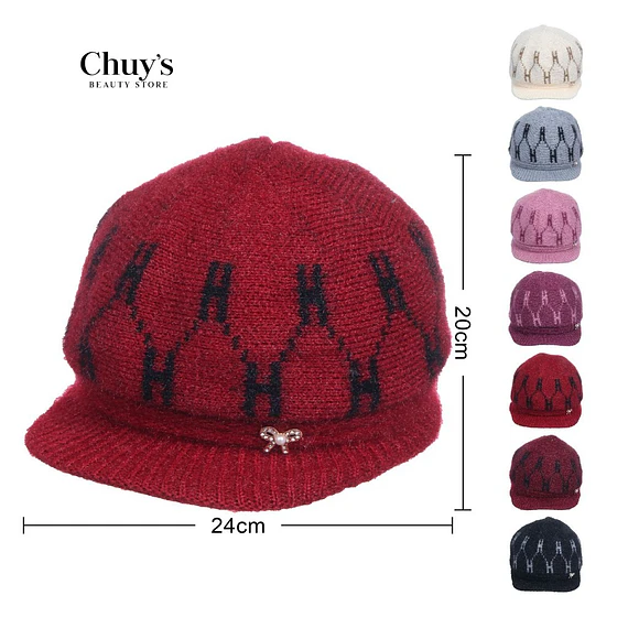 Gorro De Lana Con Visera