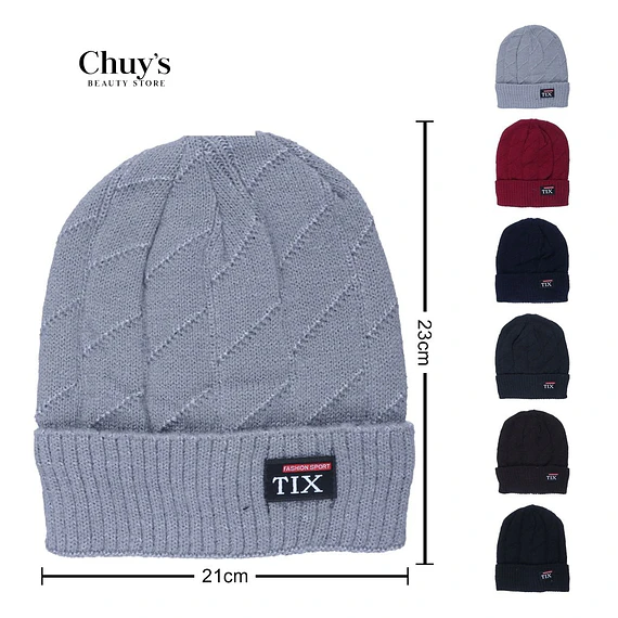 Gorro De Lana Tejido