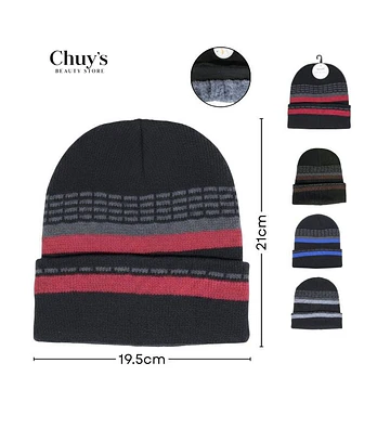 Gorro de Invierno con Rayas - Chuys Beautys | Chuy's Beautys Store