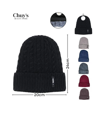 Gorro De Lana Trenzado - Chuys Beautys | Chuy's Beautys Store