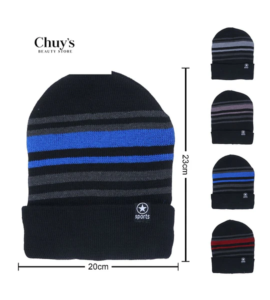 Gorro Deportivo Rayado