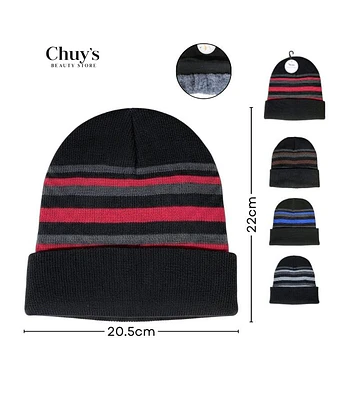 Gorro De Lana Con Rayas - Chuys Beautys | Chuy's Beautys Store