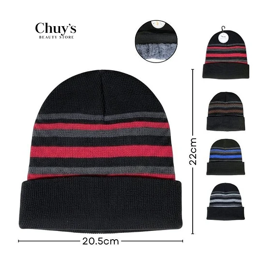 Gorro De Lana Con Rayas